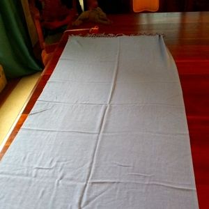 Light blue wool scarf